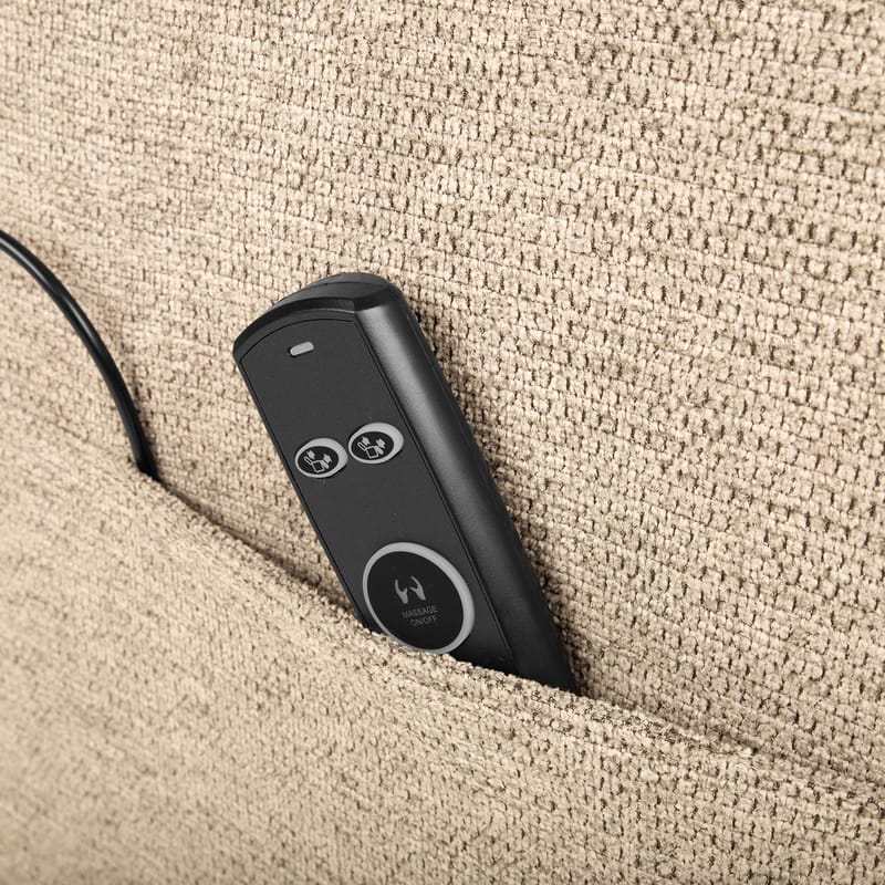 Reclinerlenestol Gränor med elektrisk mekanisme og massasjefunksjon - Beige - Møbler - Stoler - Lenestoler - Massasjestol