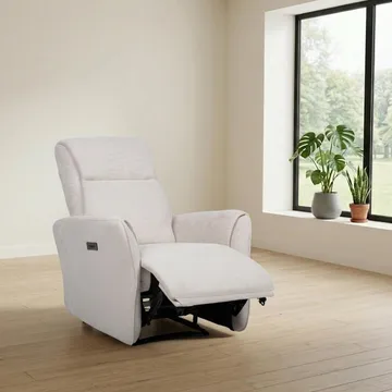 Reclinerlenestol Lavor med elektrisk mekanisme - hvit - Møbler - Stoler - Lenestoler - Recliner