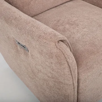 Reclinerlenestol Lavor med elektrisk mekanisme - lysebrun - Møbler - Stoler - Lenestoler - Recliner