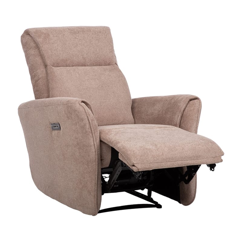 Reclinerlenestol Lavor med elektrisk mekanisme - lysebrun - Møbler - Stoler - Lenestoler - Recliner