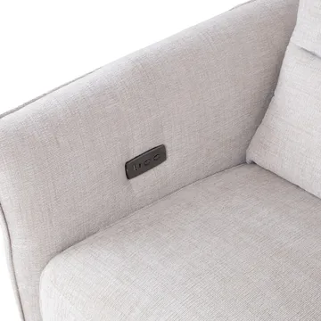 Reclinerlenestol Näsdal med elektrisk mekanisme - lys beige - Møbler - Stoler - Lenestoler - Recliner