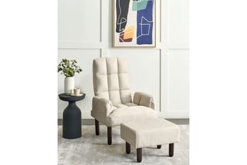 Reclinerlenestol Oland - Beige, brun - Møbler - Stoler - Lenestoler - Liggestol