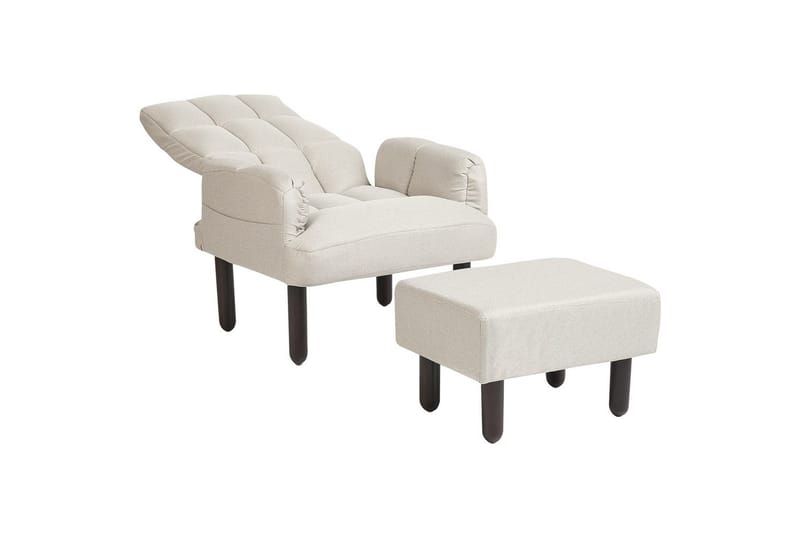 Reclinerlenestol Oland - Beige, brun - Møbler - Stoler - Lenestoler - Liggestol