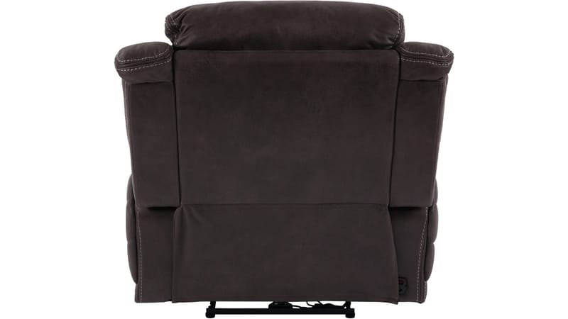 Reclinerlenestol Rindal Stoff Elektrisk - brungrå - Møbler - Stoler - Lenestoler - Recliner