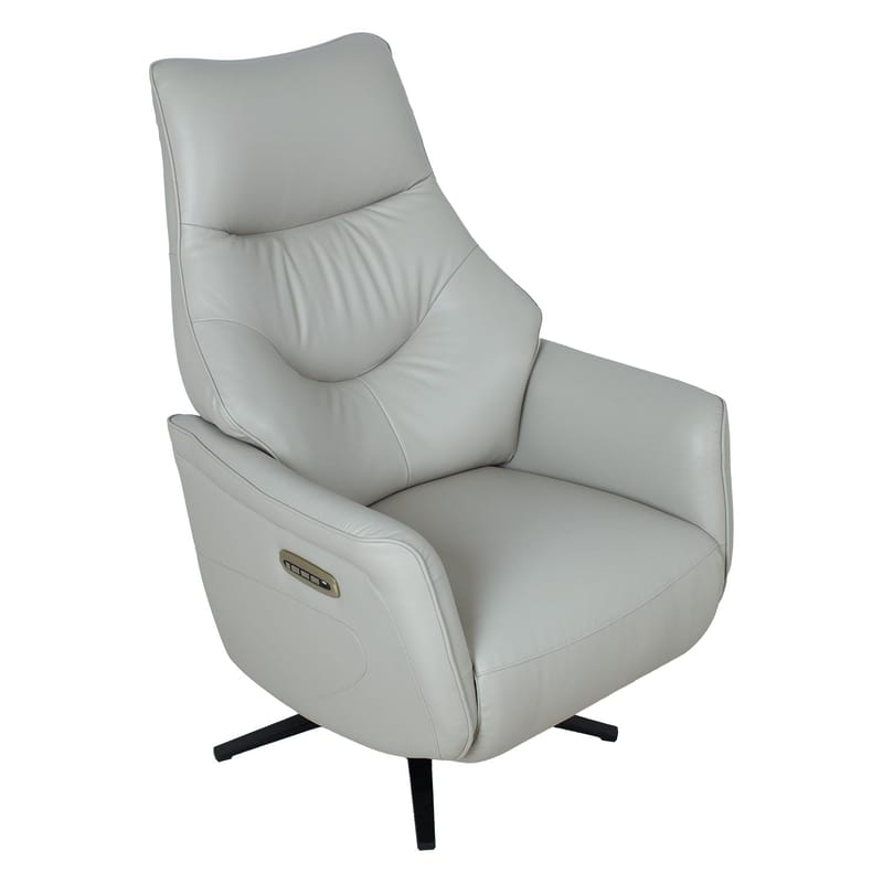Reclinerlenestol Rosdal med elektrisk mekanisme - beige skinn - Møbler - Stoler - Lenestoler - Recliner
