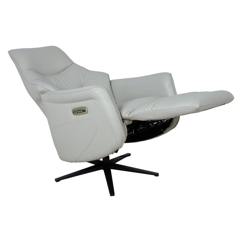 Reclinerlenestol Rosdal med elektrisk mekanisme - beige skinn - Møbler - Stoler - Lenestoler - Recliner