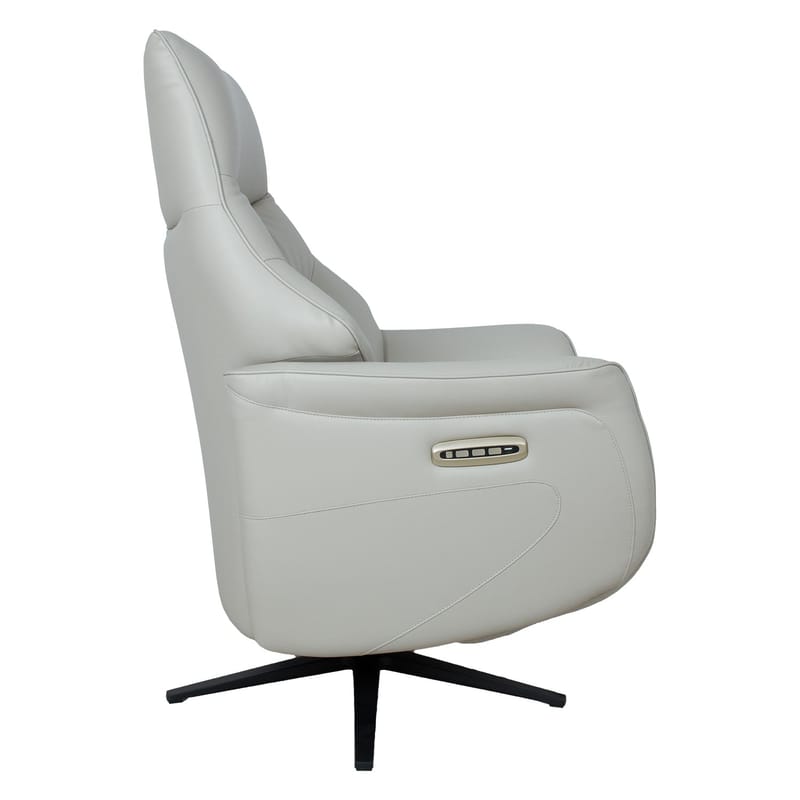 Reclinerlenestol Rosdal med elektrisk mekanisme - beige skinn - Møbler - Stoler - Lenestoler - Recliner