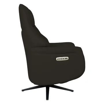 Reclinerlenestol Rosdal med elektrisk mekanisme - brunt skinn - Møbler - Stoler - Lenestoler - Recliner