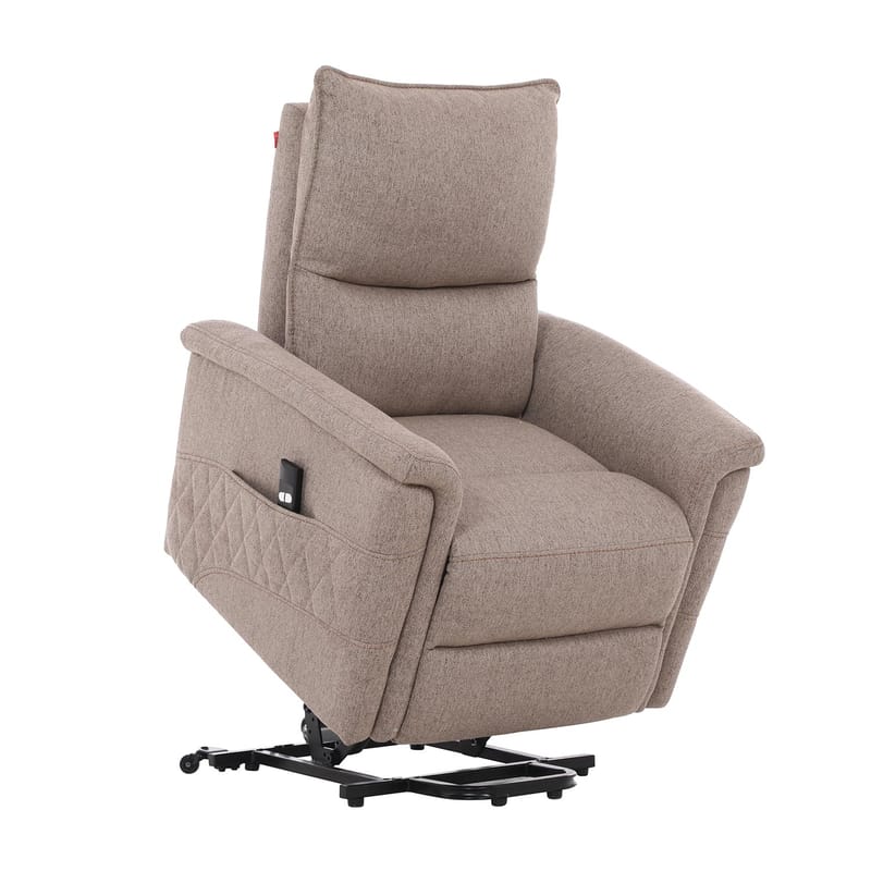 Reclinerlenestol Ulsten med elektrisk løftemekanisme - Beige - Møbler - Stoler - Lenestoler