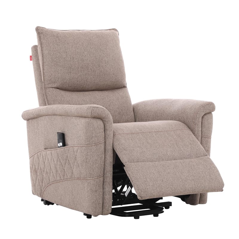 Reclinerlenestol Ulsten med elektrisk løftemekanisme - Beige - Møbler - Stoler - Lenestoler