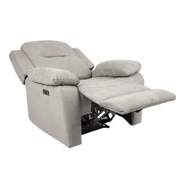 Reclinerlenestol Ylmark med elektrisk mekanisme - Grå - Møbler - Stoler - Lenestoler - Recliner