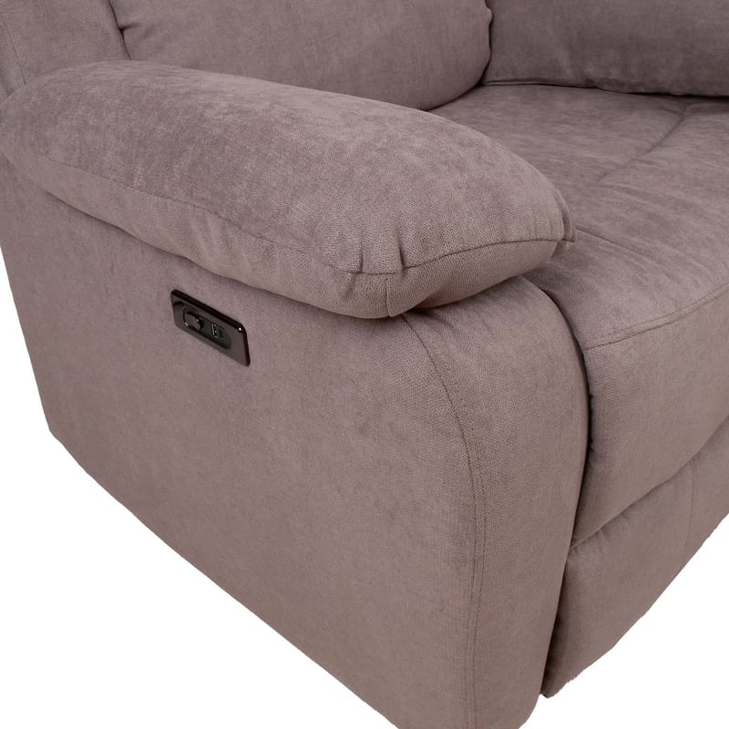 Reclinerlenestol Ylmark med elektrisk mekanisme - taupe - Møbler - Stoler - Lenestoler - Recliner