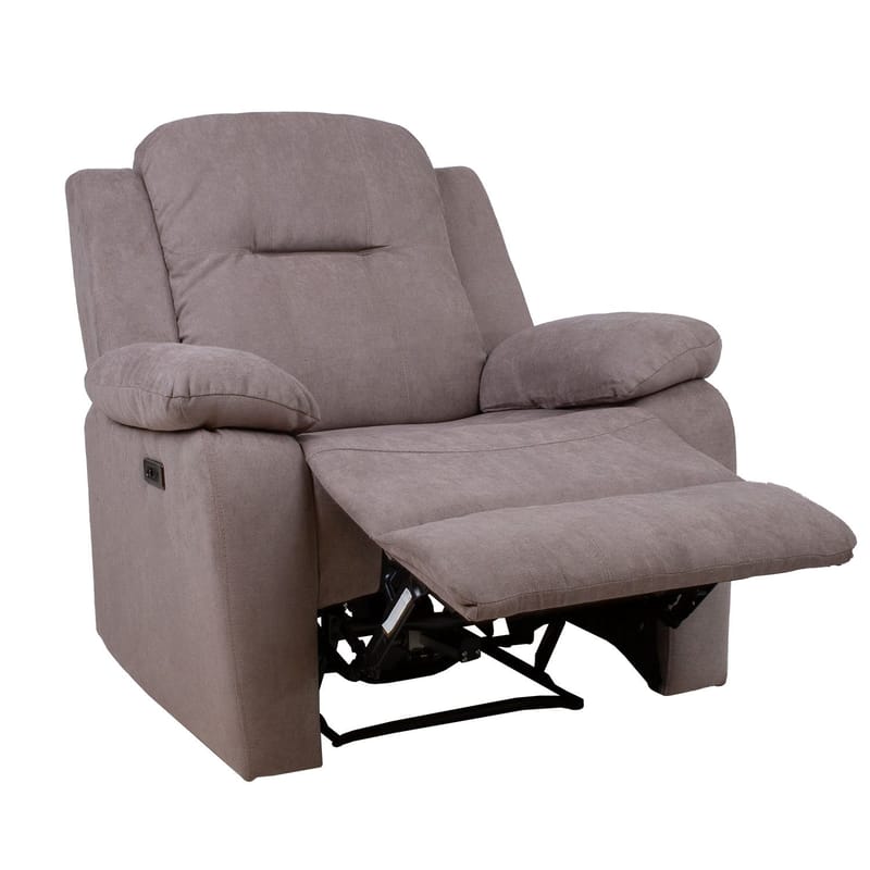 Reclinerlenestol Ylmark med elektrisk mekanisme - taupe - Møbler - Stoler - Lenestoler - Recliner