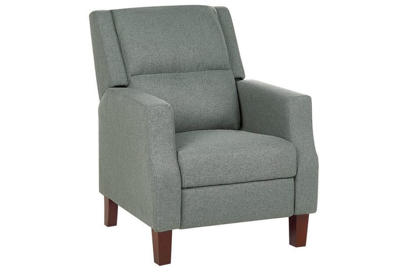 Reclinerstol Egersund Grønn/mørkt tre, Grønn/mørkt tre