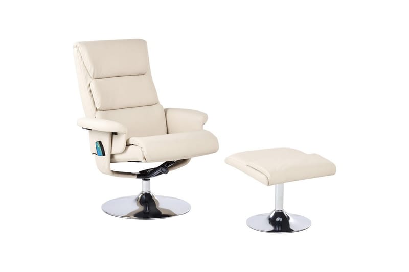 Reclinerstol Legend - Beige, Sølv - Møbler - Stoler - Lenestoler - Massasjestol