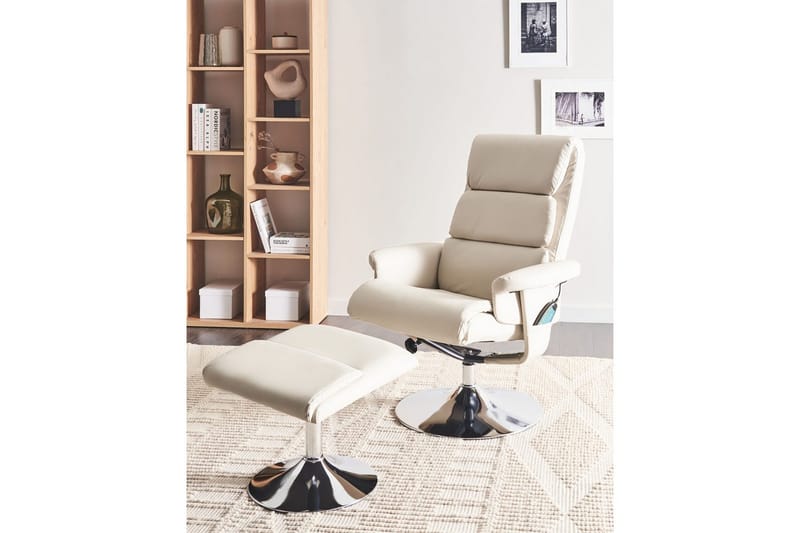 Reclinerstol Legend - Beige, Sølv - Møbler - Stoler - Lenestoler - Massasjestol