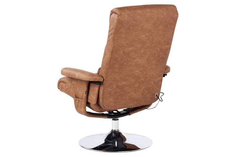 Reclinerstol Legend - Brun, Sølv - Møbler - Stoler - Lenestoler - Massasjestol