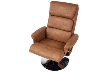 Reclinerstol Legend - Brun/Sølv - Møbler - Stoler - Lenestoler - Massasjestol