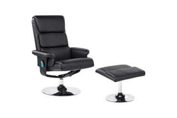 Reclinerstol Legend - Svart, Sølv - Møbler - Stoler - Lenestoler - Massasjestol