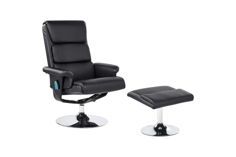 Reclinerstol Legend, Svart, Sølv