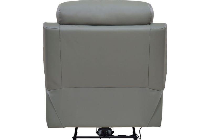 Reclinerstol Loft24 Lenestol Lannilis lysegrå, PU/tre/metall, elektrisk hvilestol Ljusgrå - Møbler - Stoler - Lenestoler - Recliner