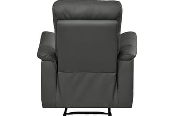 Reclinerstol Loft24 Lenestol Southbrook grå, PU/tre/metall, elektrisk hvilestol Grå - Møbler - Stoler - Lenestoler - Recliner