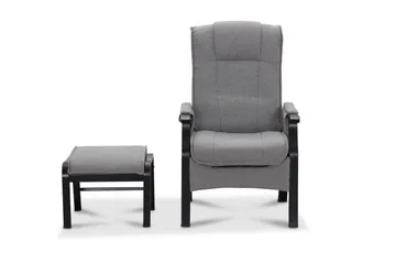 Reclinerstol NO_BRAND Saika Reclinerstol Elektrisk Lysegrå - Møbler - Stoler - Lenestoler - Recliner