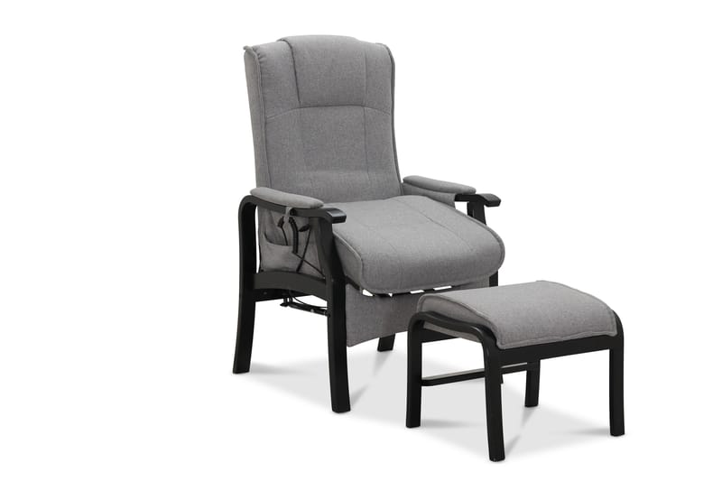 Reclinerstol NO_BRAND Saika Reclinerstol Elektrisk Lysegrå - Møbler - Stoler - Lenestoler - Recliner