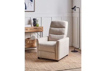 Reclinerstol Sande Beige/svart - Beige/svart - Møbler - Stoler - Lenestoler - Liggestol