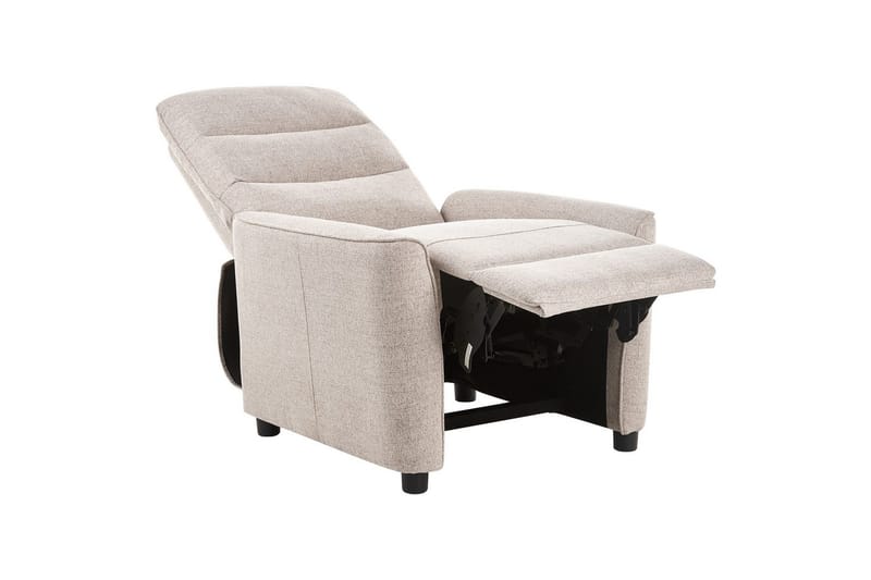 Reclinerstol Sande Beige/svart - Beige/svart - Møbler - Stoler - Lenestoler - Liggestol