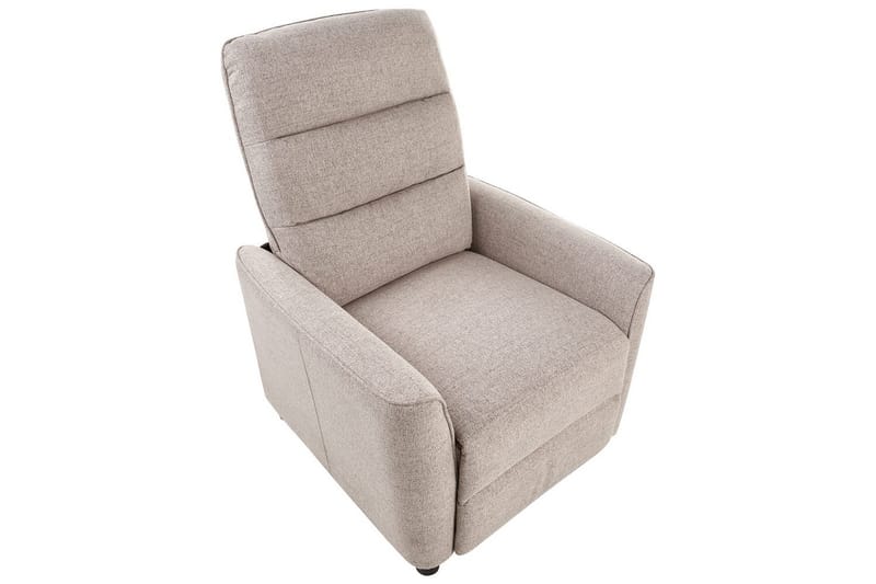 Reclinerstol Sande Beige/svart - Beige/svart - Møbler - Stoler - Lenestoler - Liggestol
