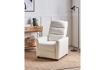 Reclinerstol Sande Hvit/Svart - Hvit/Svart - Møbler - Stoler - Lenestoler - Liggestol