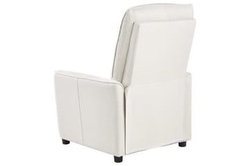 Reclinerstol Sande Hvit/Svart - Hvit/Svart - Møbler - Stoler - Lenestoler - Recliner