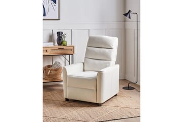 Reclinerstol Sande Hvit/Svart - Hvit/Svart - Møbler - Stoler - Lenestoler - Recliner