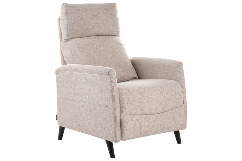 Reclinerstol Selvik Beige/svart - Beige/svart - Møbler - Stoler - Lenestoler - Liggestol