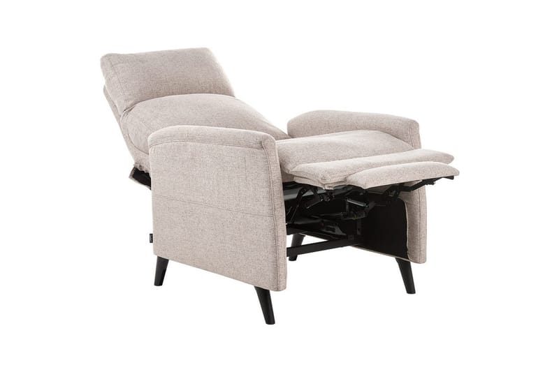 Reclinerstol Selvik Beige/svart - Beige/svart - Møbler - Stoler - Lenestoler - Liggestol