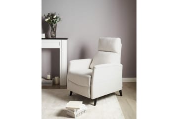 Reclinerstol Selvik Hvit/Svart - Hvit/Svart - Møbler - Stoler - Lenestoler - Recliner