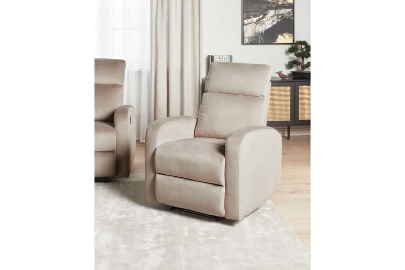 Reclinerstol Verdal Beige - Beige - Møbler - Stoler - Lenestoler - Liggestol