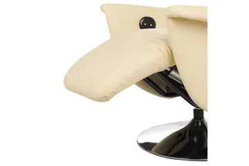 Reclinerstol Prime Beige/Sølv - Beige/Sølv - Møbler - Stoler - Lenestoler - Recliner