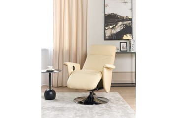 Reclinerstol Prime Beige/Sølv - Beige/Sølv - Møbler - Stoler - Lenestoler - Liggestol