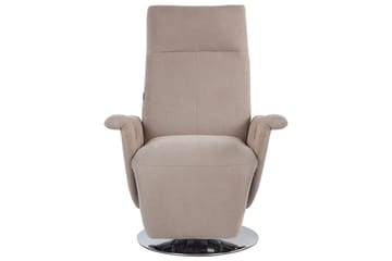 Reclinerstol Prime Taupe/Sølv - Taupe/Sølv - Møbler - Stoler - Lenestoler - Liggestol