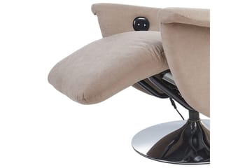Reclinerstol Prime Taupe/Sølv - Taupe/Sølv - Møbler - Stoler - Lenestoler - Liggestol
