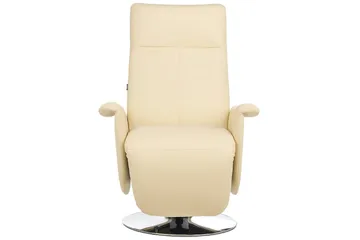 Reclinerstol Prime Beige/Sølv - Beige/Sølv - Møbler - Stoler - Lenestoler - Recliner