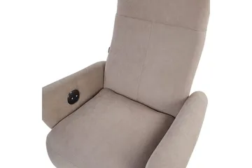 Reclinerstol Prime Taupe/Sølv - Taupe/Sølv - Møbler - Stoler - Lenestoler - Recliner