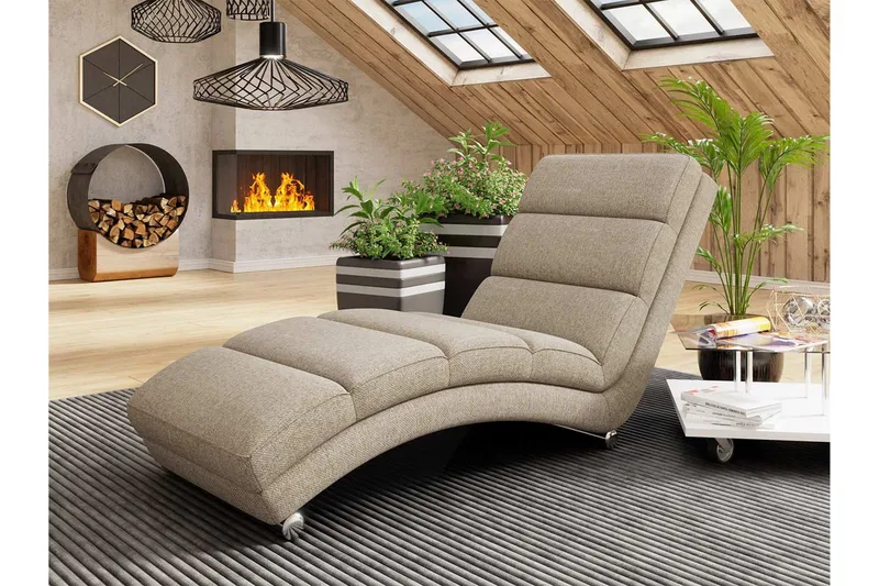 Regalado Lenestol - Beige - Møbler - Stoler - Lenestoler - Liggestol