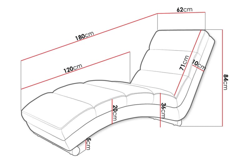 Regalado Lenestol - Møbler - Stoler - Lenestoler - Liggestol