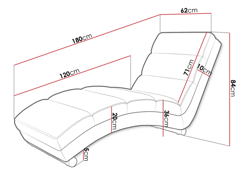 Regalado LiggLenestol - Brun - Møbler - Stoler - Lenestoler - Liggestol