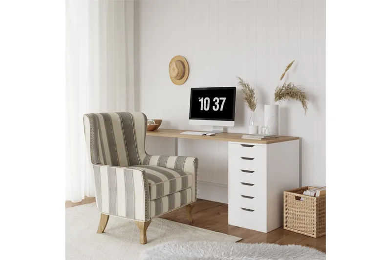 Reva Lenestol Grå - Dorel Home - Møbler - Stoler - Lenestoler