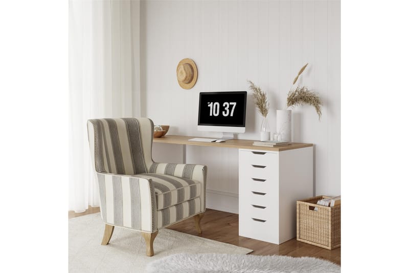 Reva Lenestol Grå - Dorel Home - Møbler - Stoler - Lenestoler