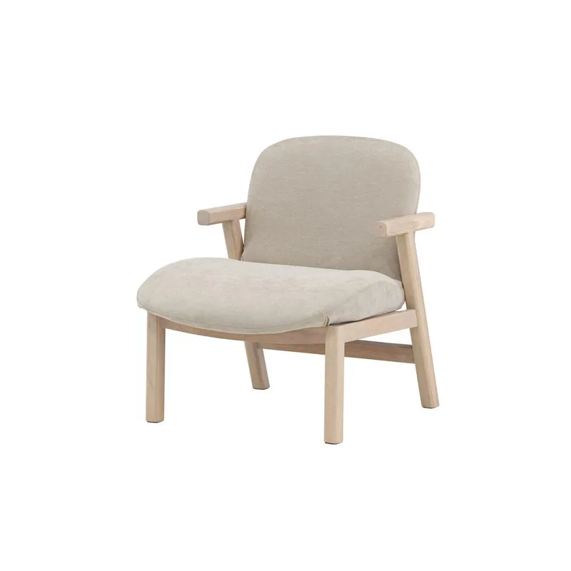 Rile Lenestol i Stoff, Beige